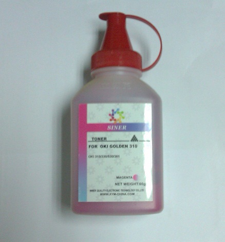 Mực nạp Oki C8600 Magenta toner bottlle